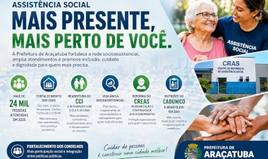 Assistência Social amplia presença nos bairros e fortalece rede de proteção em Araçatuba
